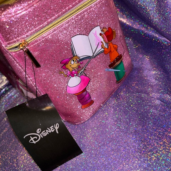 Cinderella Mice Glitter Cosmetics Bag - Picture 8 of 12